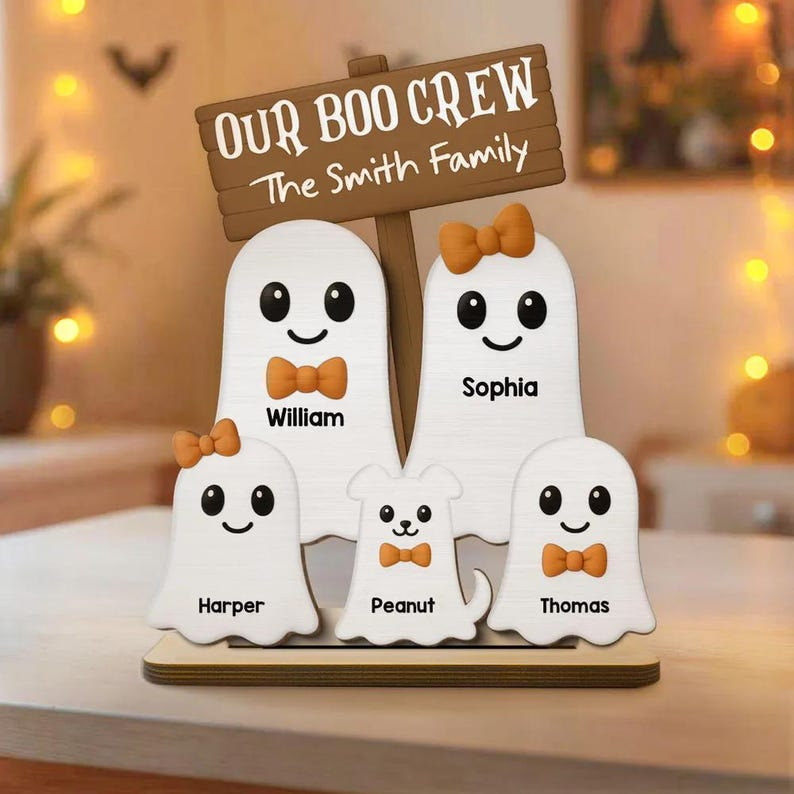 Personalized Halloween Family Sign
