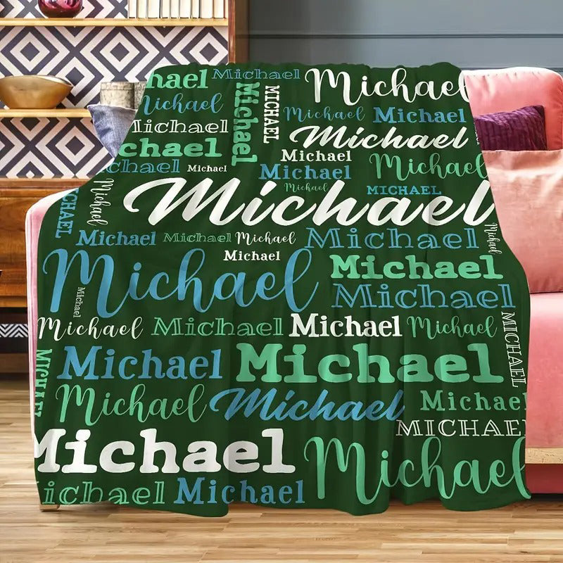 Personalized & Customizable Name Blanket