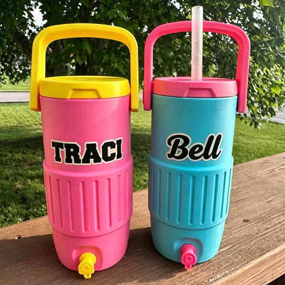 Slim Retro Water Cooler Can Holder for 12oz Energy Drinks