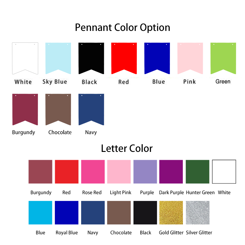 Custom College Bound Banner, Double Layer Letters, Large 6x8" Pennants