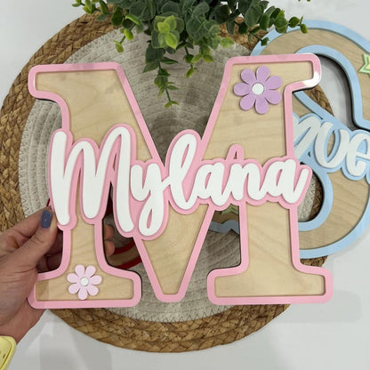Kids Name Door Sign, Kids Name Personalized, Kids Name Room Sign, Personalized Kids Name Sign