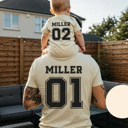 Custom Dad and Baby Jersey Shirts