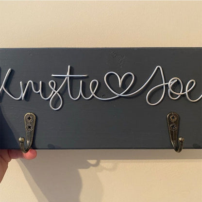 Personalised Keyhook New Home Gifts  Key Hooks Wooden Key Hook