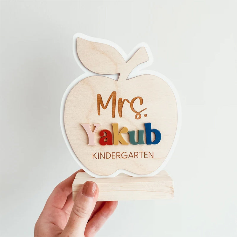 Personalized Teacher Name Sign, Teacher Desk Name Sign, Desk Name Plate