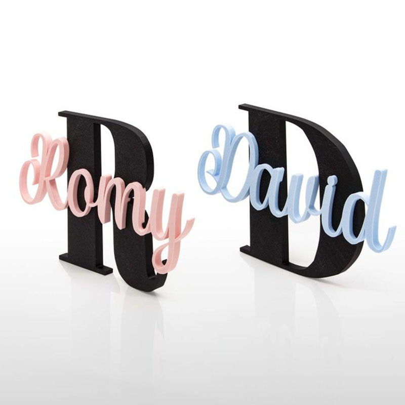 Door Sign Personalized Children's Room Name Tag Wall Lettering Individually