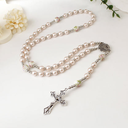 Personalized PU Leather Rosary Coin Purse with Name