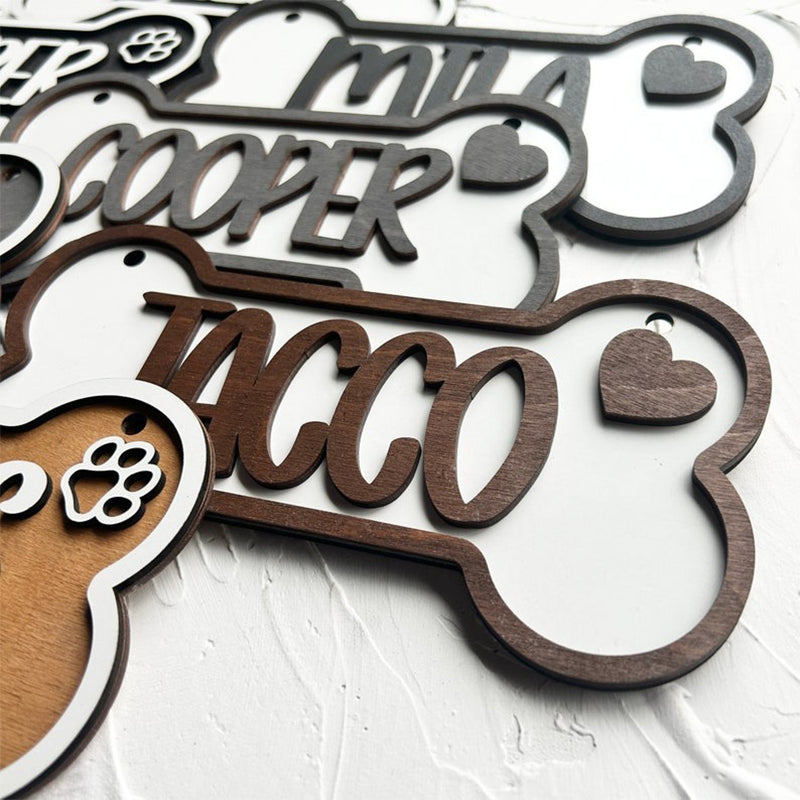 Personalized Crate Name Sign, Kennel Name Plate