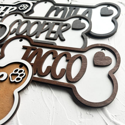 Personalized Crate Name Sign, Kennel Name Plate