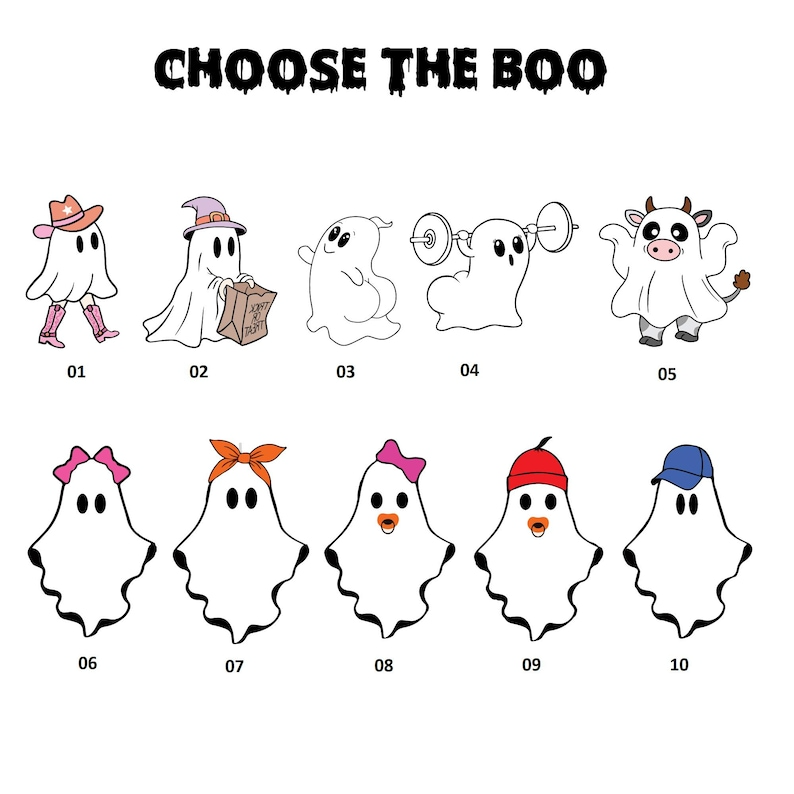 Custom Ghosts and Pets Decor, Halloween Sign with Stand
