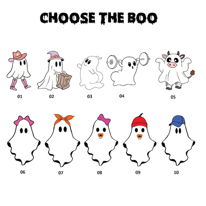 Custom Ghosts and Pets Decor, Halloween Sign with Stand