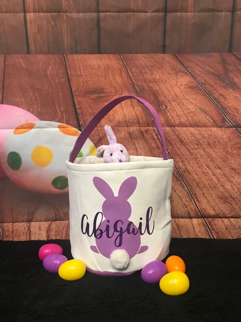 Easter Baskets,Personalized Easter basket , bunny Easter basket , Personalized Easter bucket