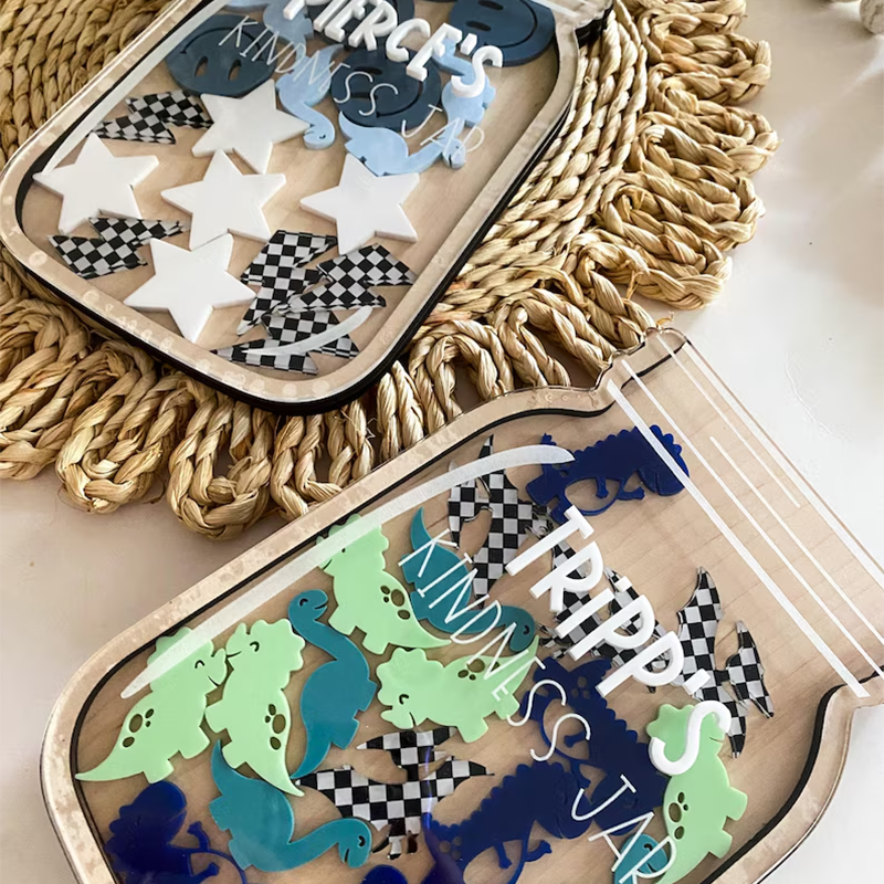 Kindness Jar Set | Reward Jar Set | Personalized Jar with Tokens