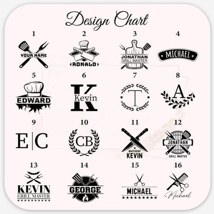 Personalized Apron For Him, Gift For Dad