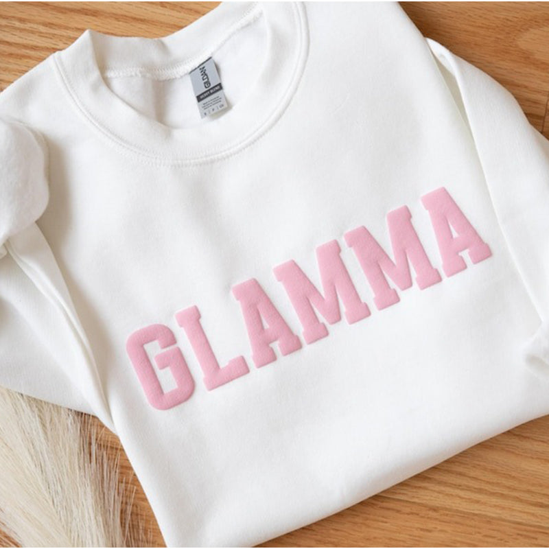 Custom Senior Graduation Gift for Her Senior 2025 Grad Gift Puff Print Sweatshirt