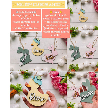 Personalized Easter Basket Tags