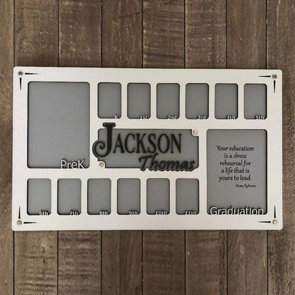 School Years Picture Frame, K-12 Photo Frame Graduation Gift