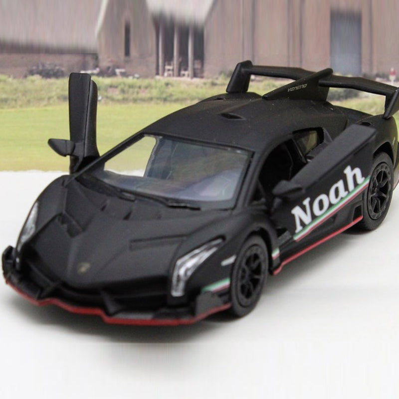 PERSONALISED NAME Gift Toy Car Boys Dad Grandad Brother Husband Father Diecast Model Birthday Gift