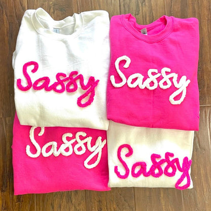 Chenille Letter Sweatshirt Team Sports Shirts