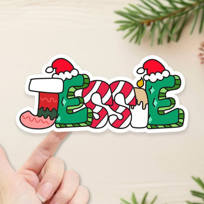 Personalized Christmas Stickers | Custom Christmas Gift Stickers