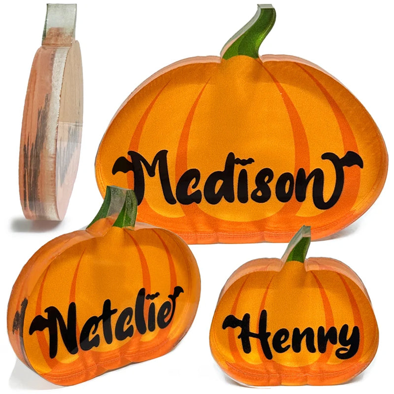 Personalized Pumpkins, Fall Decor, Personalized Halloween Decor