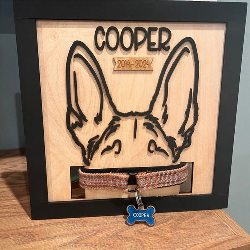 Dog Memorial Sign, Pet Memorial, Dog Remembrance, Pet Remembrance, Dog Collar Frame