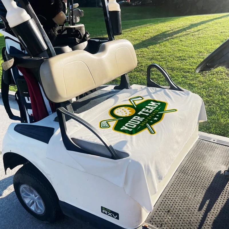 Custom Design Premium Cloth Golf Cart Seat Cover