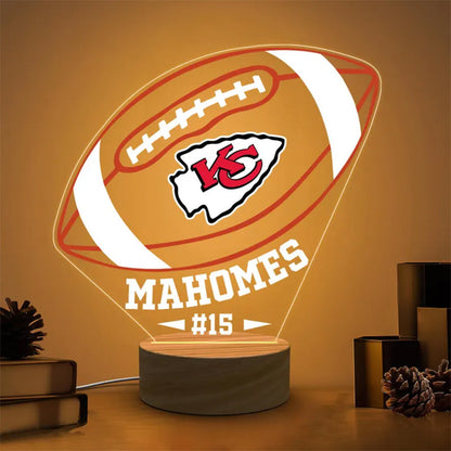 Football Custom Night Light,  Football Decor Led Lights