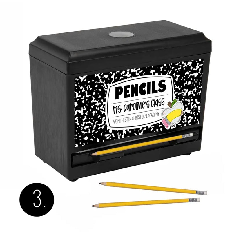 Personalized Teacher Pencil Dispenser with or without dispenser