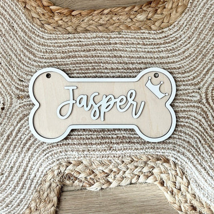 Personalized Dog Name Plate, Kennel Name Sign, Dog Crate Name Plaque