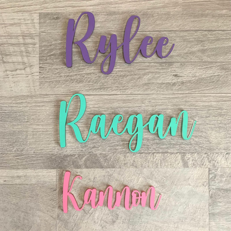 Personalized Baby Name Announcement Sign Custom 3D Baby Birth Sign
