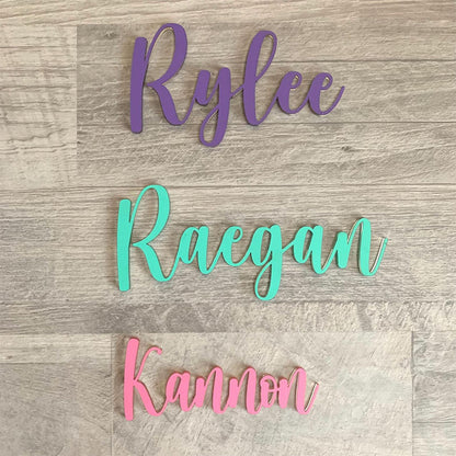Personalized Baby Name Announcement Sign Custom 3D Baby Birth Sign