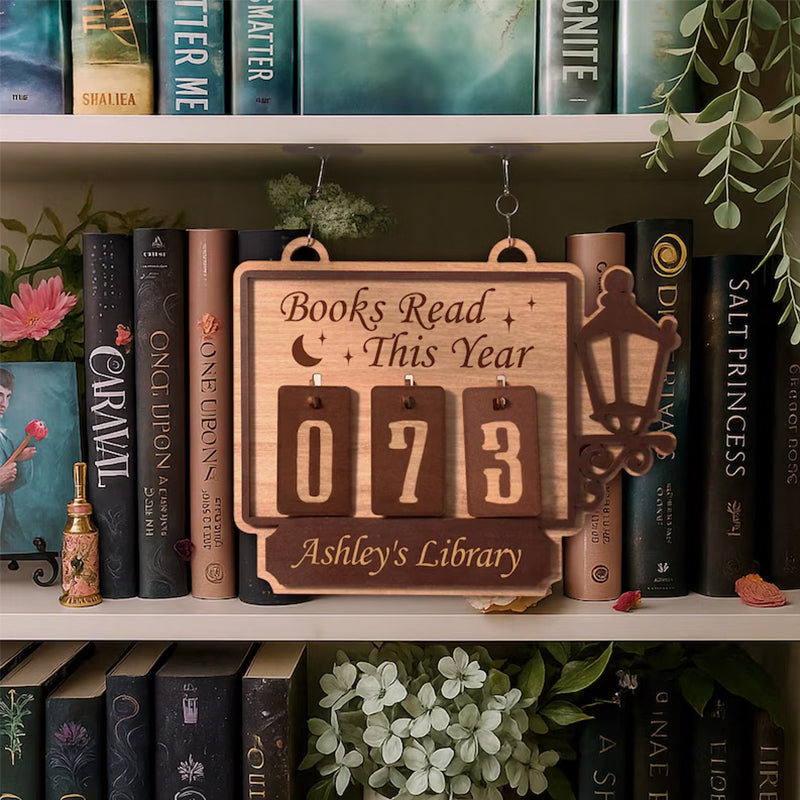 Personalized Books Read Tracker - Books Read This Year