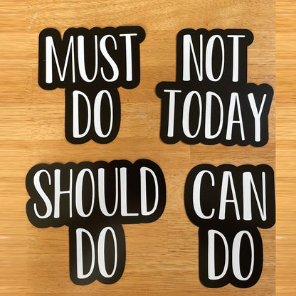 White Board Custom Magnetic Labels