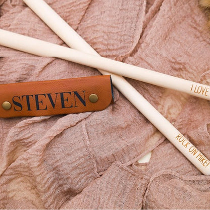Personalized Drumsticks, Custom Engraved Pair of Drum Sticks