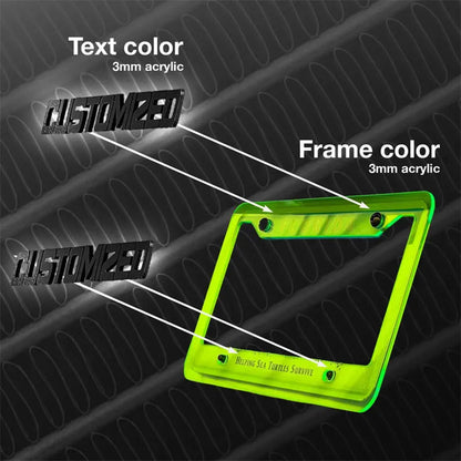 Custom License Plate Frame Cover