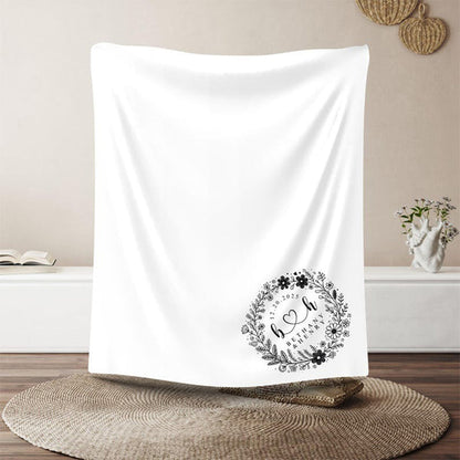 Personalized Wedding Blanket for Couple