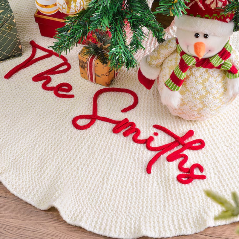 Personalized Christmas Tree Skirt