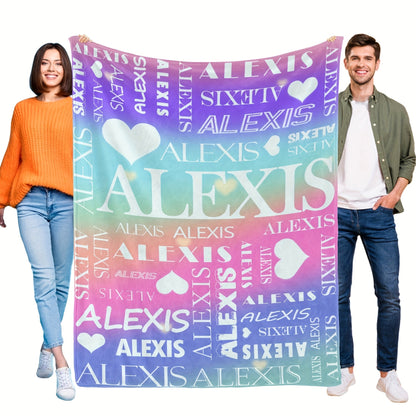 Custom Blanket Personalized Name Blanket Custom Blanket