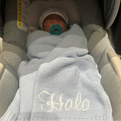 Personalized Baby Blanket For Baby Girl Boy,Embroidered Baby Blanket With Name,Monogrammed Baby Blanket,Baby Shower Gift