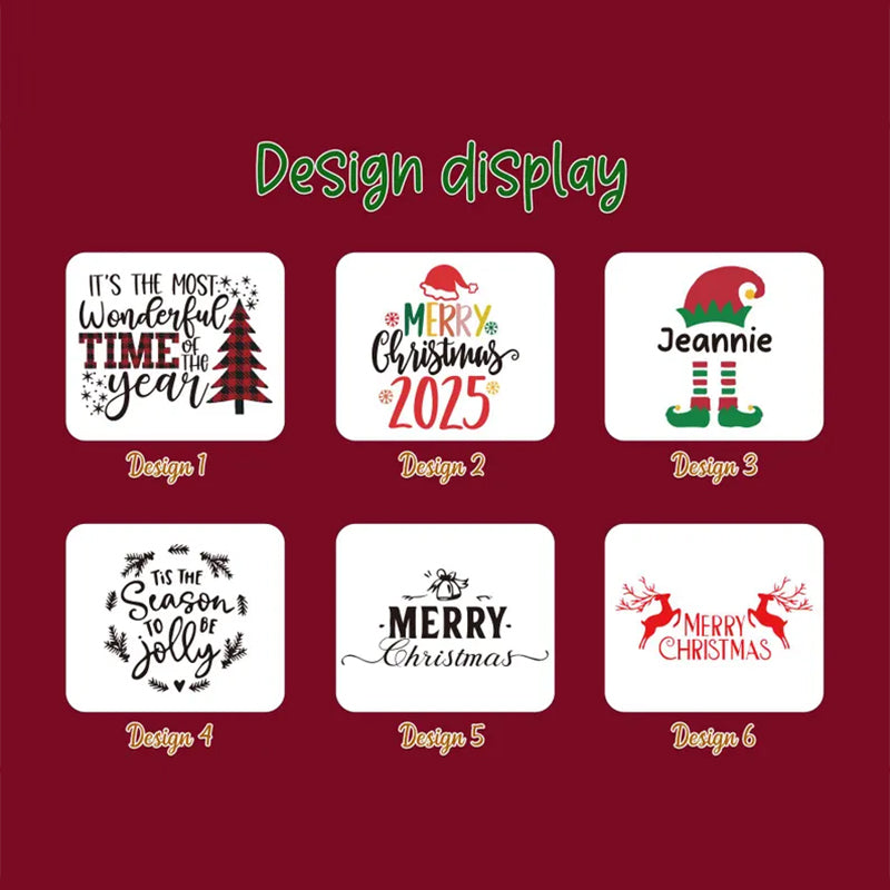 Custom 2025 Christmas Gift Bags, Personalized Women Xmas Gift Bags