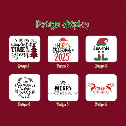 Custom 2025 Christmas Gift Bags, Personalized Women Xmas Gift Bags