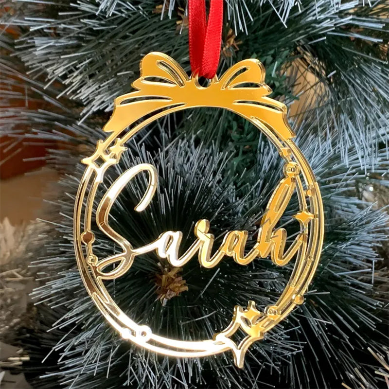 Personalized Christmas Ornaments with Custom Name