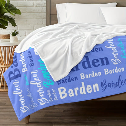 Custom Blanket Personalized Name Blanket Christmas Customized Gifts