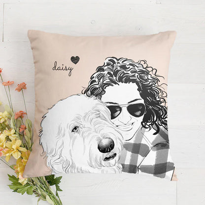 Custom Dog Pillow, Personalized Dog Pillow, Custom Pet Pillow