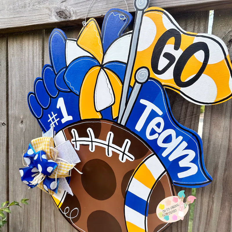 Door Hanger | Football Door Hanger | Football | Fall Door Hanger