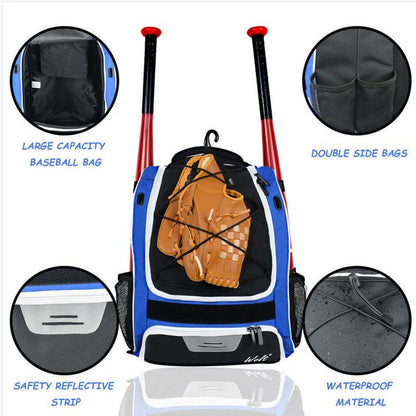Personalized Baseball,Softball Backpack| Custom Baseball Bag | Custom Softball Bag