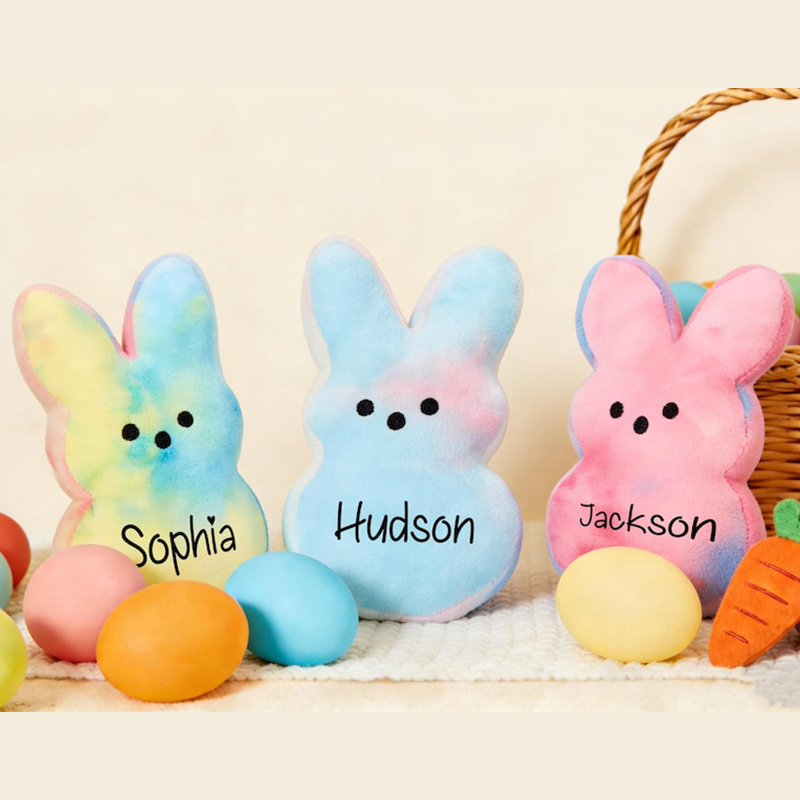 Easter Peep Bunny Plushies,Personalized Bunny Peeps