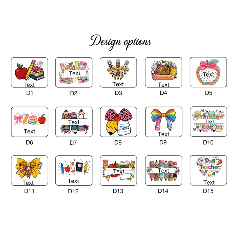 Personalized Teacher Gift Bag Custom Teacher Name Pouch PVC Makeup Bag