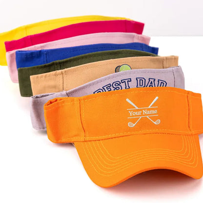 Custom Embroidered Tennis Visor With Name Personalized Womens Visor Baseball