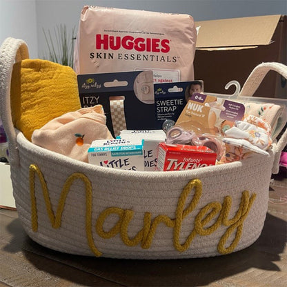Baby Shower Gift, Baby gifts, Handmade Basket for Baby Shower